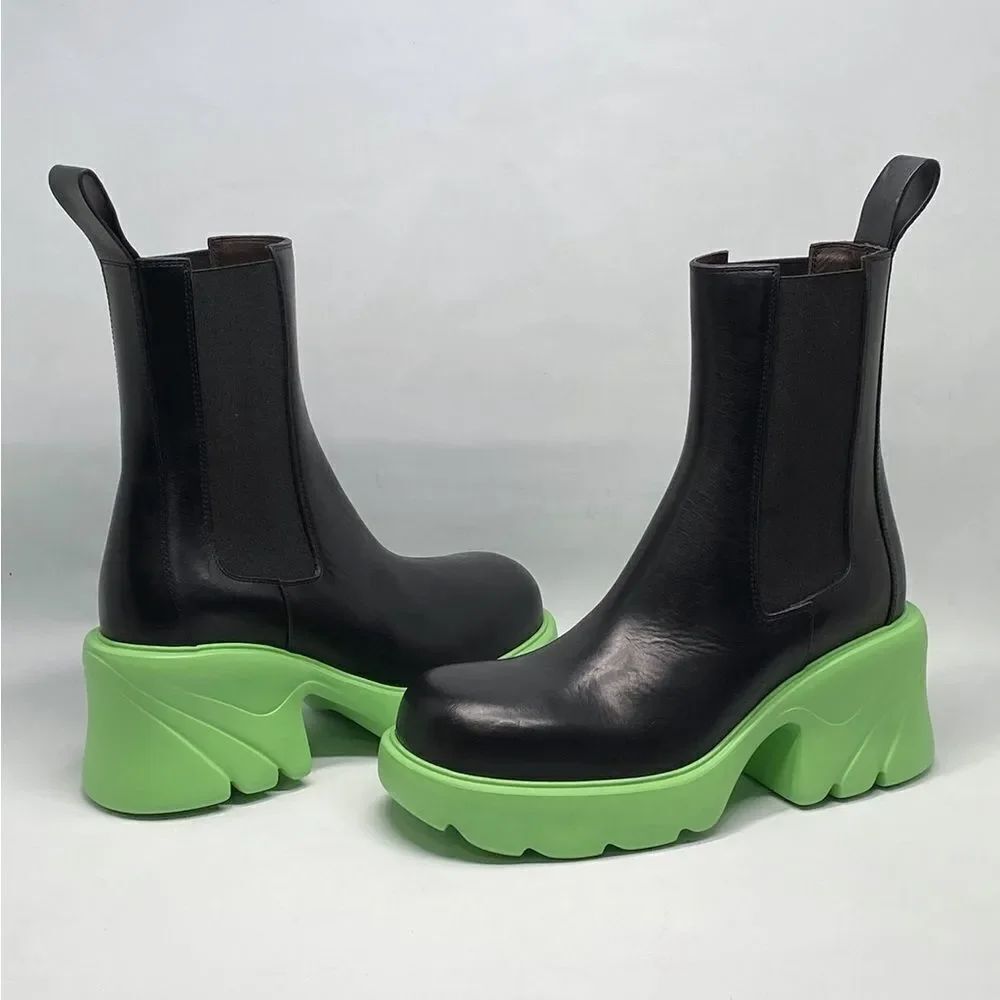 Bottega Veneta Black Flash Chelsea Boots size 38